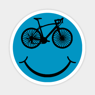 bike - bicycle lovers and smile Magnet